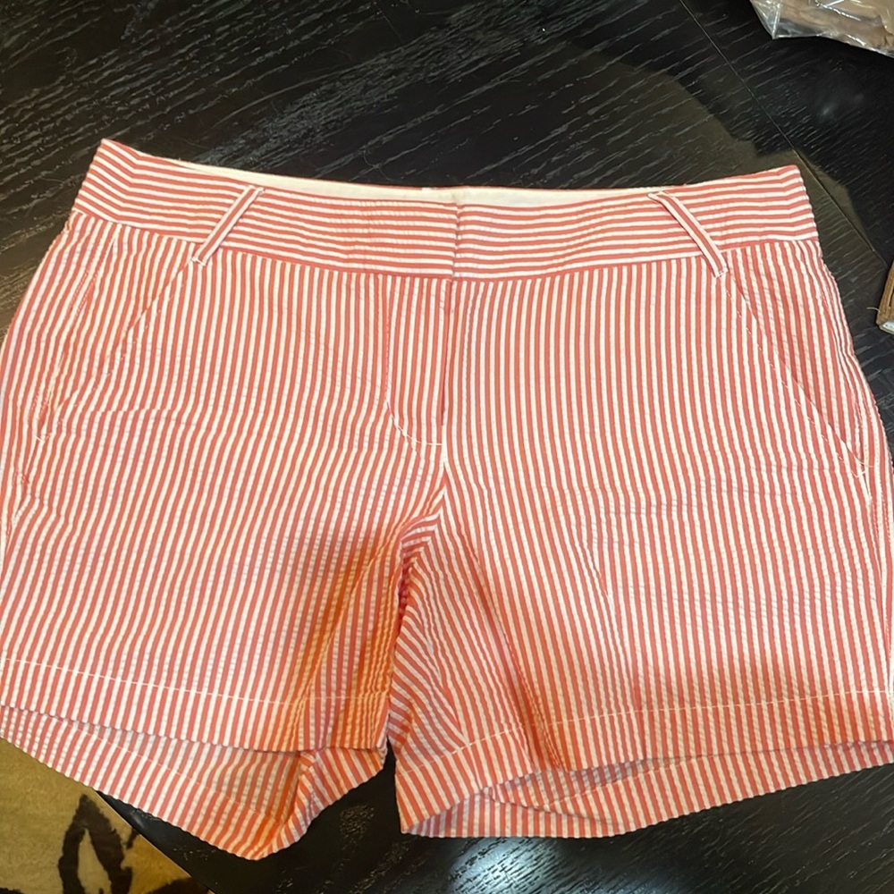 J crew seersucker city fit shorts